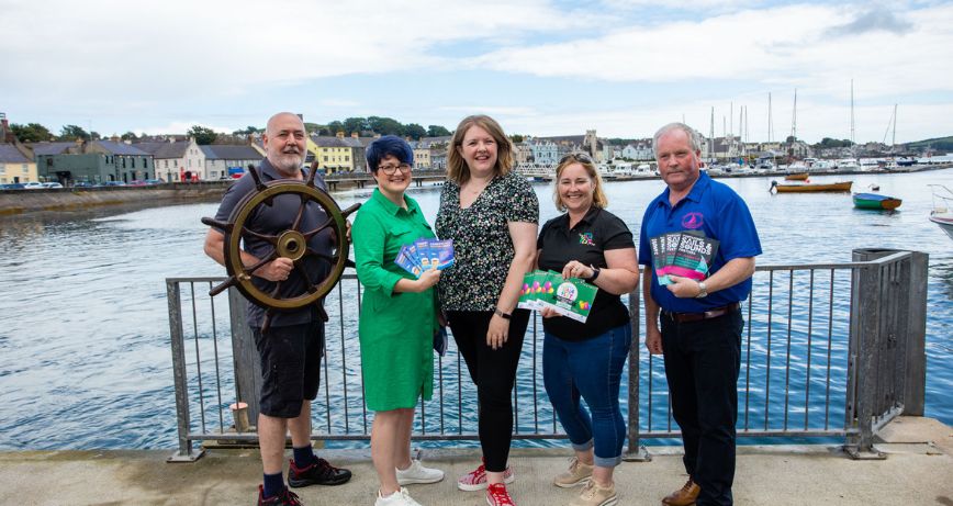 Portaferry Summer Events Organisers with Events Officer from key sponsor Ards and North Down Borough Council